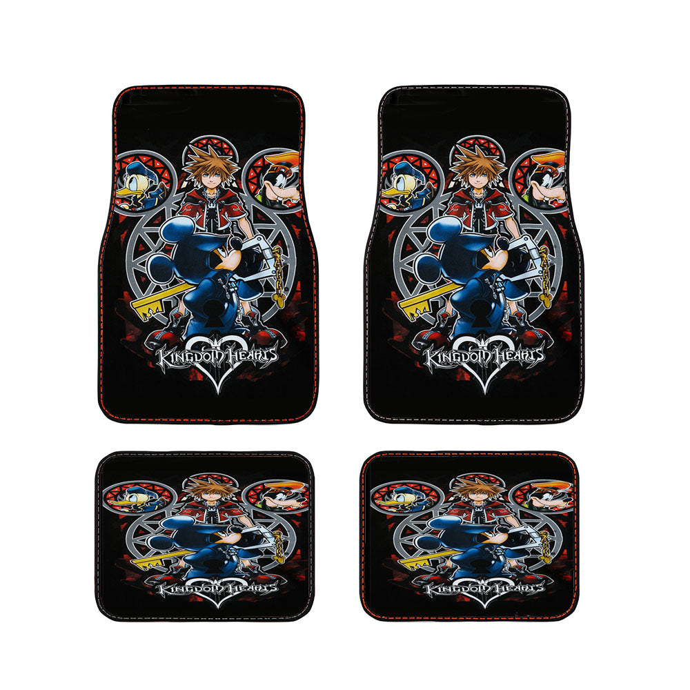Kingdom Hearts Character Car Floor Mats Accessories