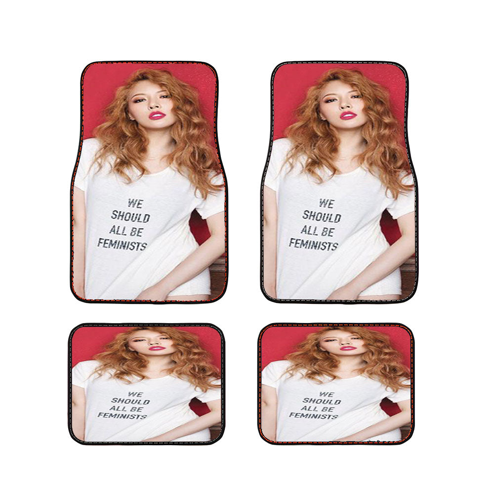 Kpop Hyuna Car Floor Mats Accessories