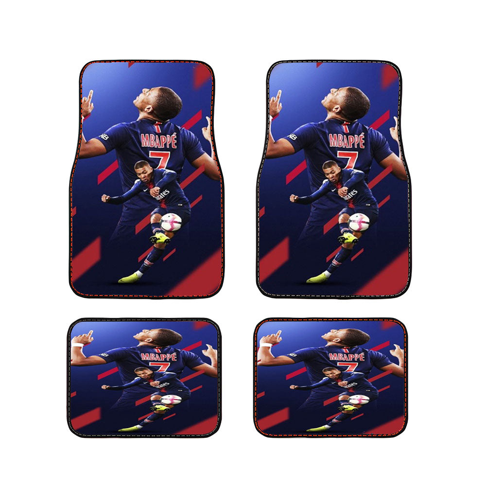 Kylian Mbappe Psg Car Floor Mats Accessories