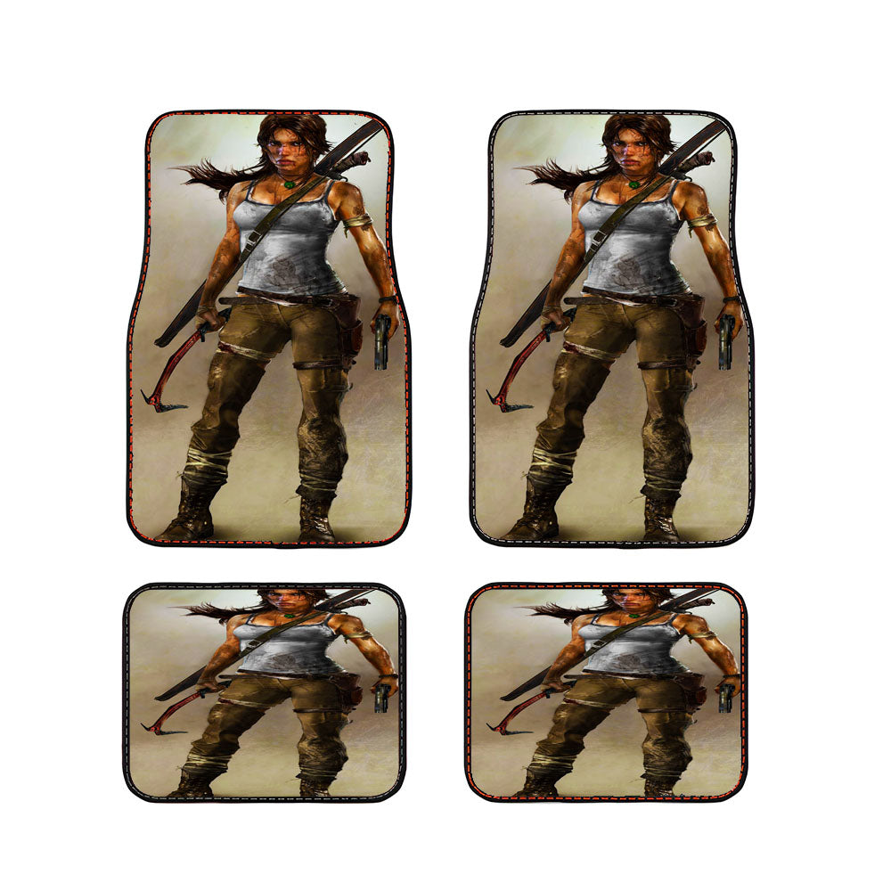 Lara Croft Tomb Raider Character Car Floor Mats Accessories