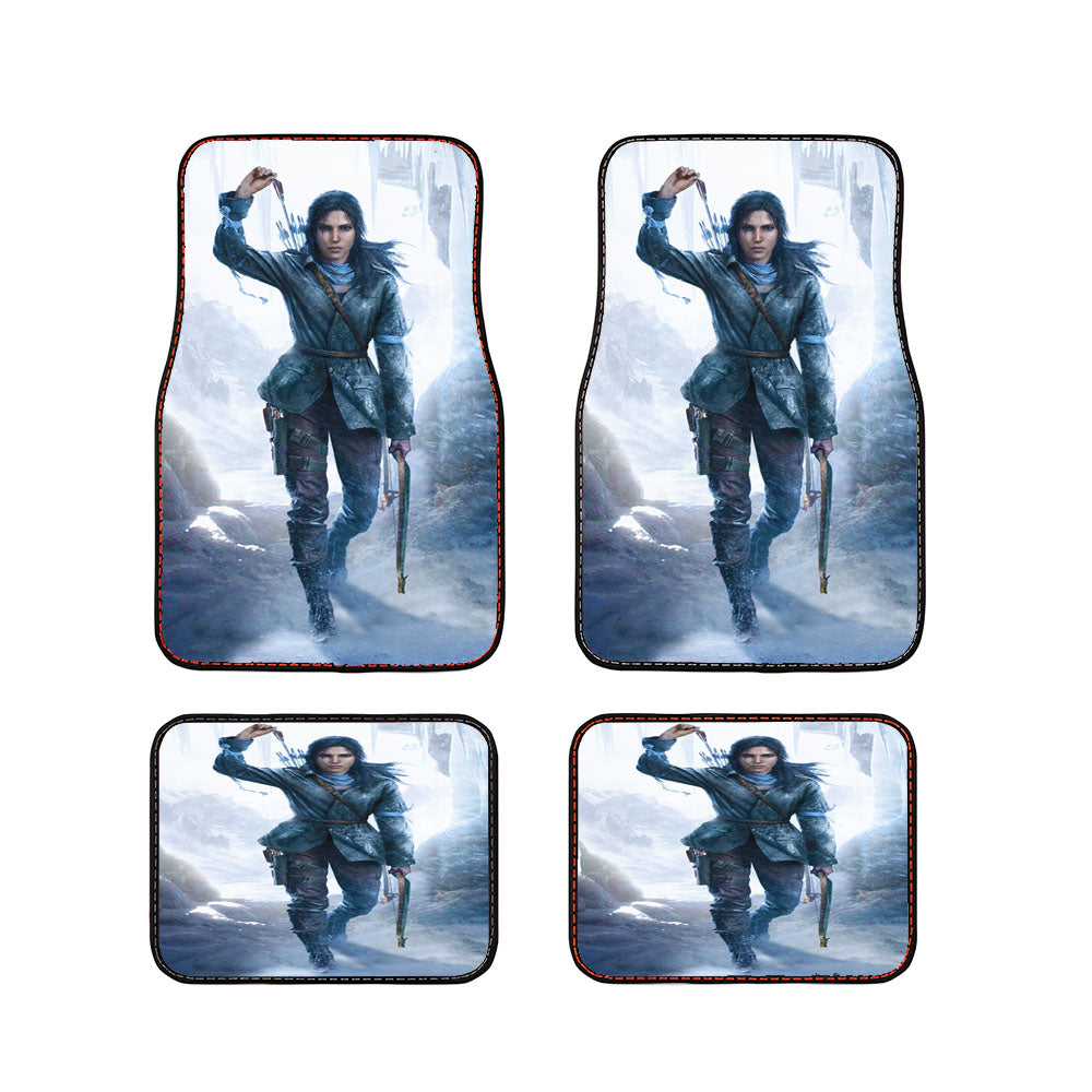 Lara Croft Tomb Raider Ice Cave Car Floor Mats Accessories