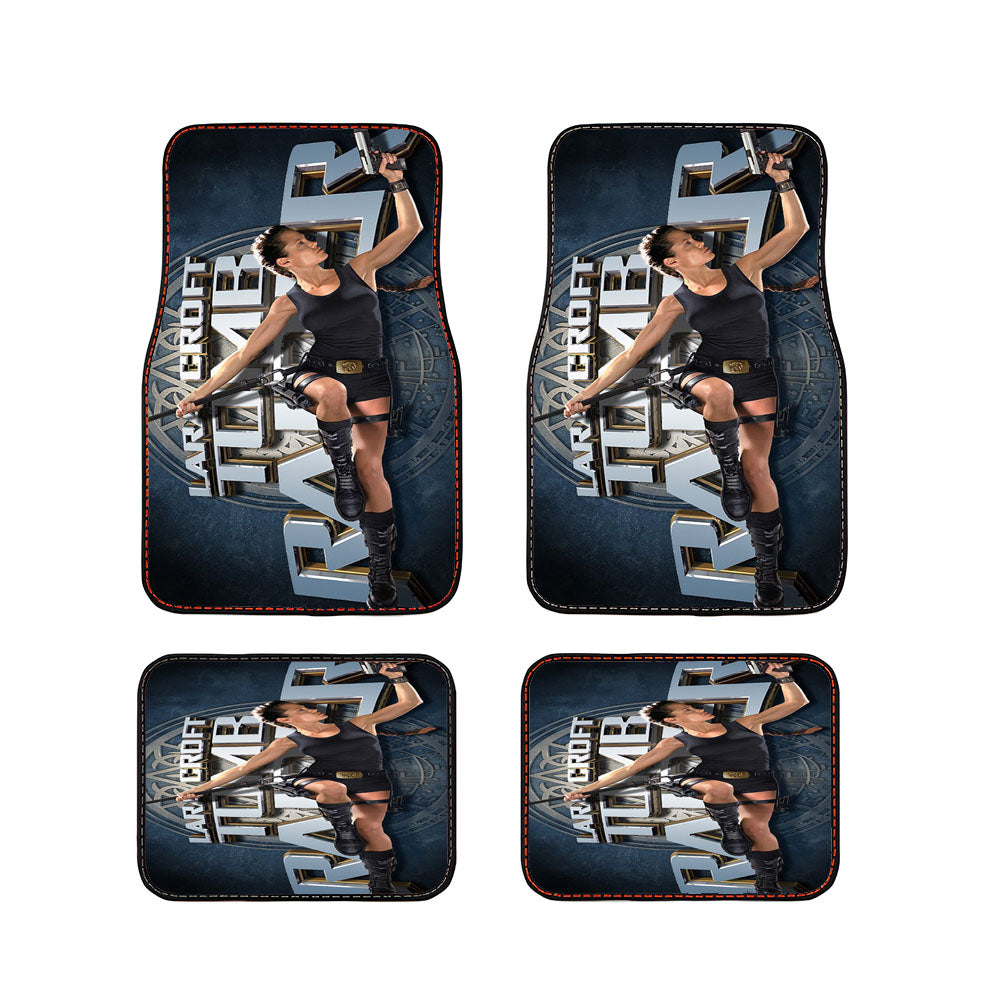 Lara Croft Tomb Raider Iphone Xr Plastic Black Car Floor Mats Accessories