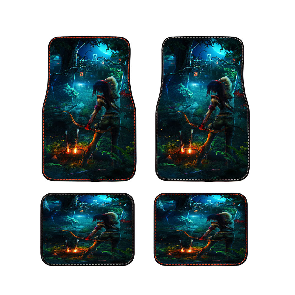 Lara Croft Tomb Raider Jungle Car Floor Mats Accessories