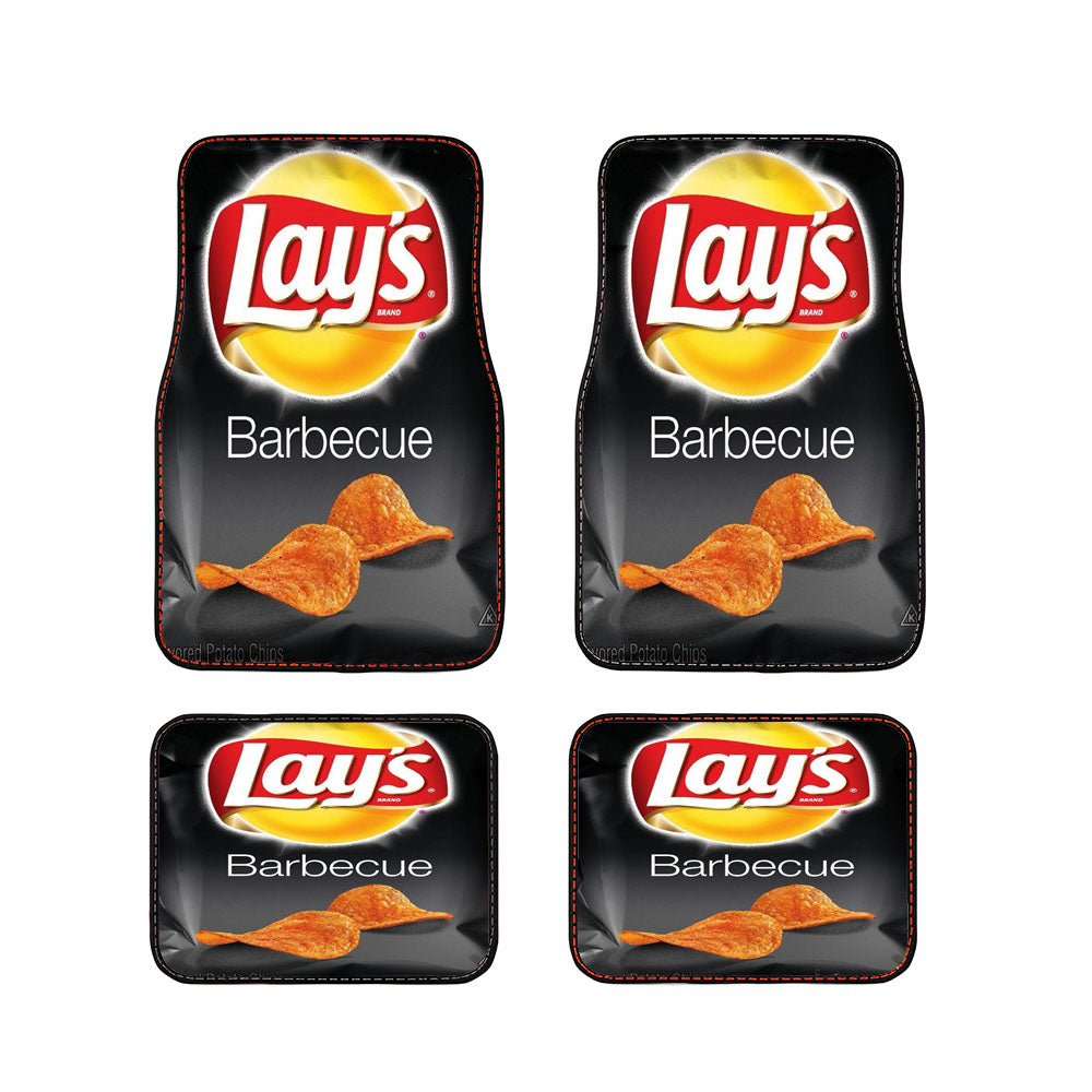Lays Potato Chips Barbecue Flavor Car Floor Mats Accessories