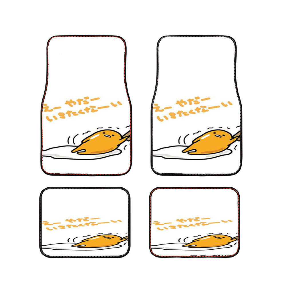 Lazy Gudetama Car Floor Mats Accessories