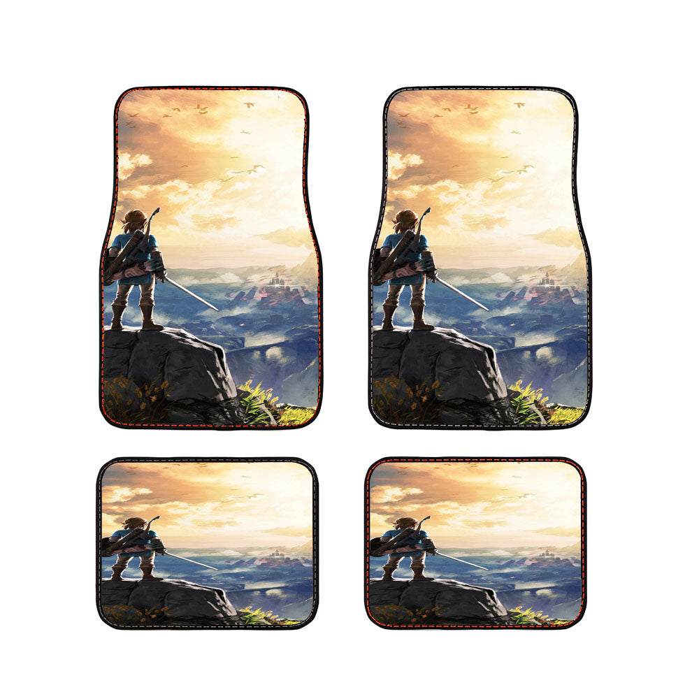 Legend Of Zelda Breath Of The Wild Car Floor Mats Accessories