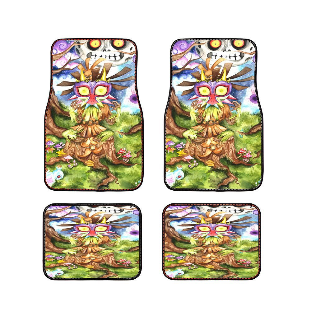 Legend Of Zelda Majoras Mask Car Floor Mats Accessories