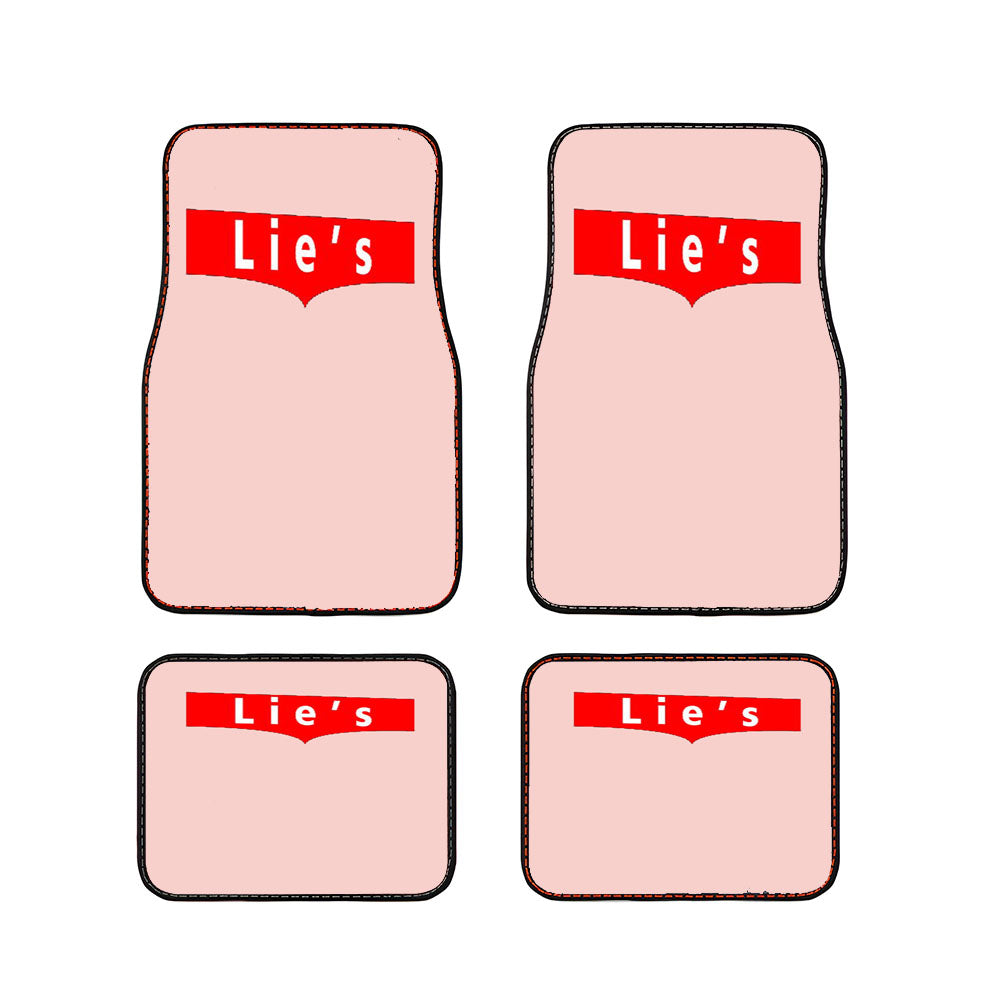 Lies Strauss Levis Brand Pink Car Floor Mats Accessories