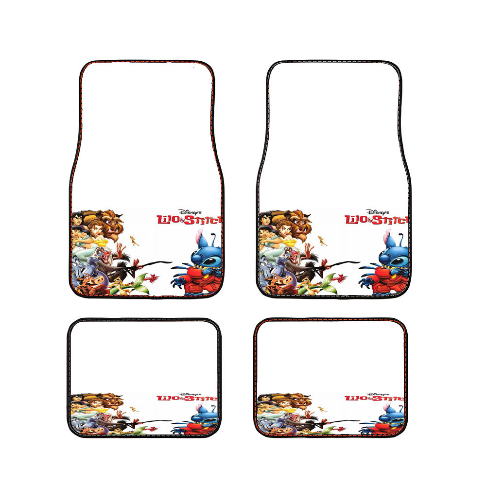 Lilo And Stich Disney Cover Movies Car Floor Mats Accessories