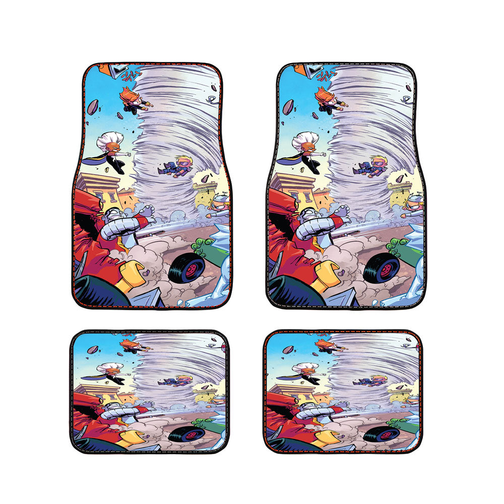 Little Marvel War Car Floor Mats Accessories