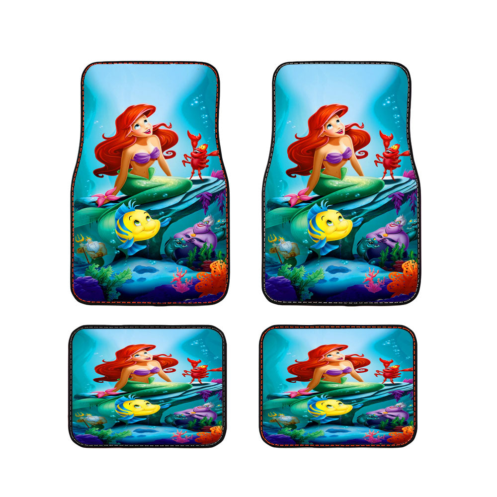 Little Mermaid Car Floor Mats Accessories
