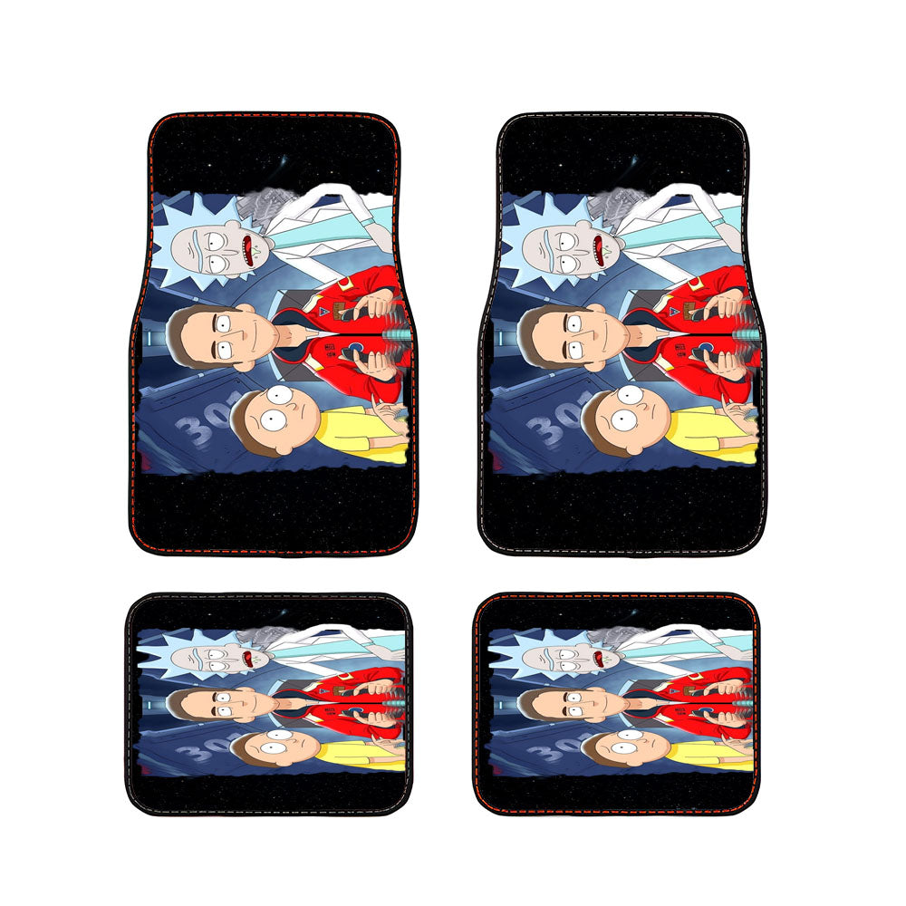 Logic The Incredible True Story Rick And Morty Car Floor Mats Accessories