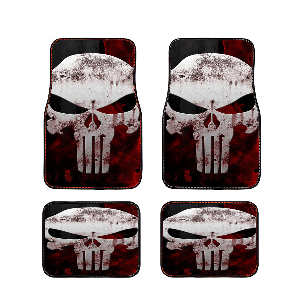 Logo Skull Bloody Car Floor Mats Accessories