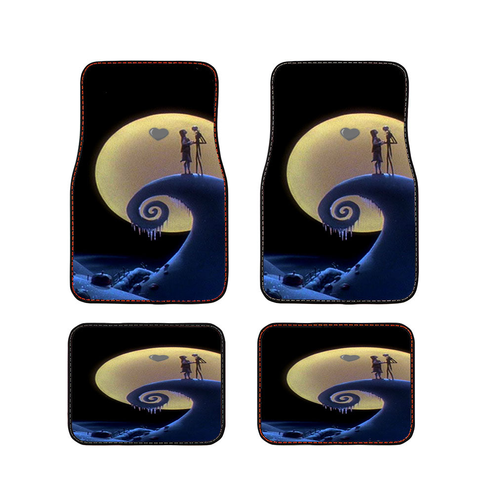 Love The Nightmare Before Christmas 2 Car Floor Mats Accessories