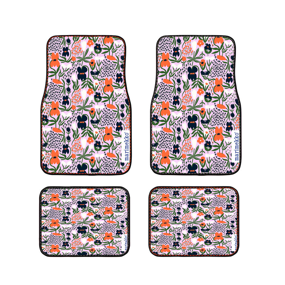 Marimekko Palsta Pattern Car Floor Mats Accessories
