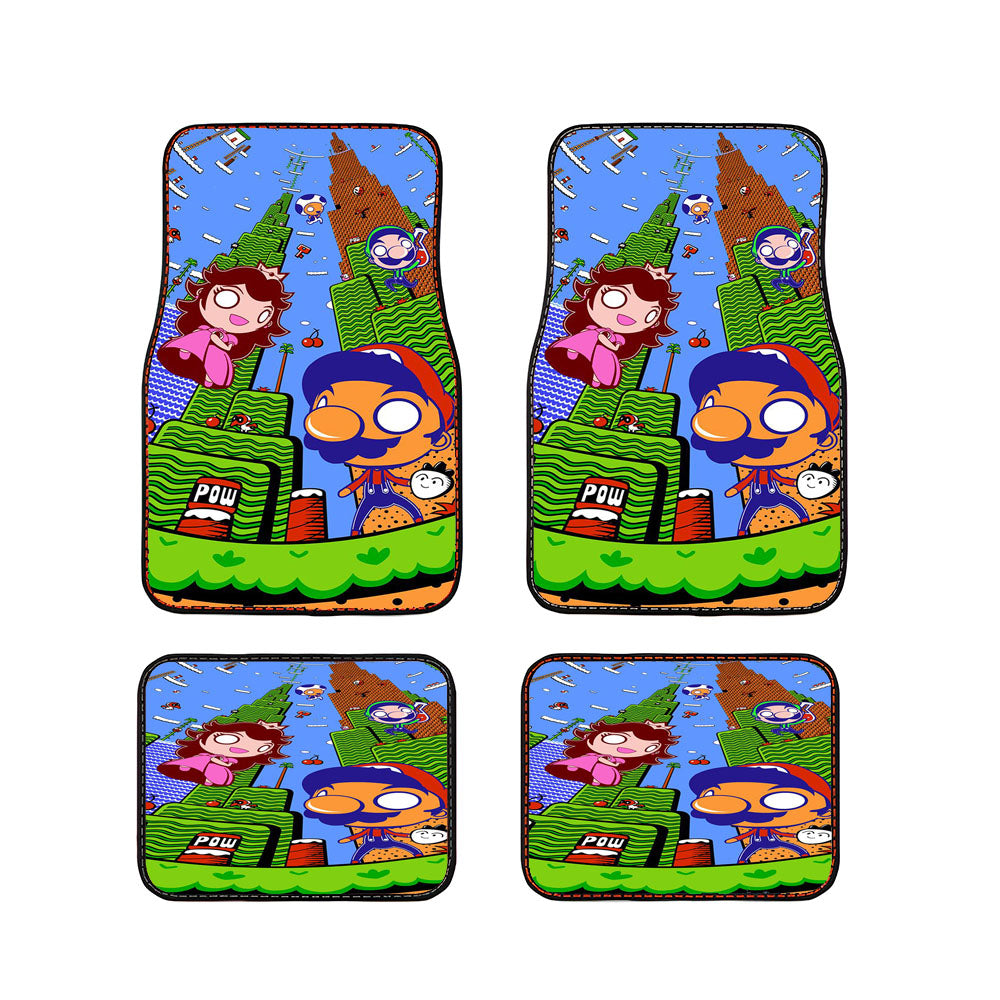 Mario Cute Car Floor Mats Accessories