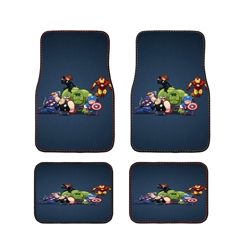Marvel Chibi Car Floor Mats Accessories