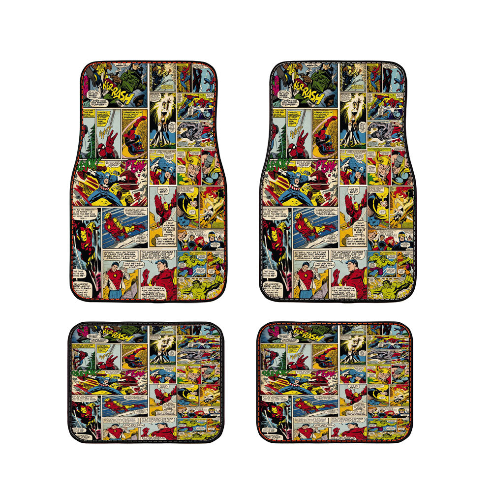 Marvel Comics Iron Man Car Floor Mats Accessories