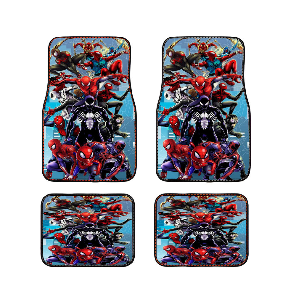 Marvel Hero Spiderman Collections Car Floor Mats Accessories