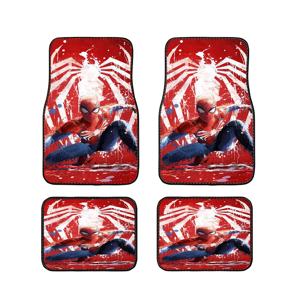 Marvel Spiderman Ps4 Car Floor Mats Accessories