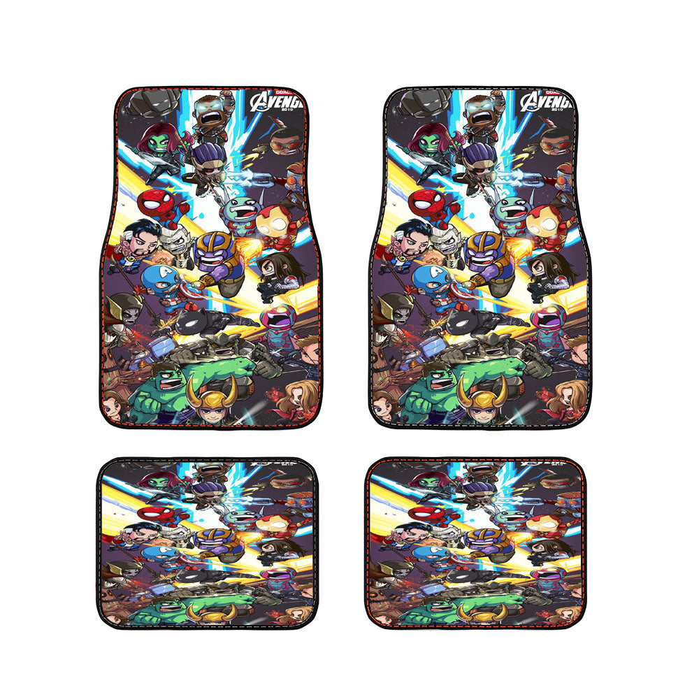 Marvel Studio Infinity War Character Car Floor Mats Accessories