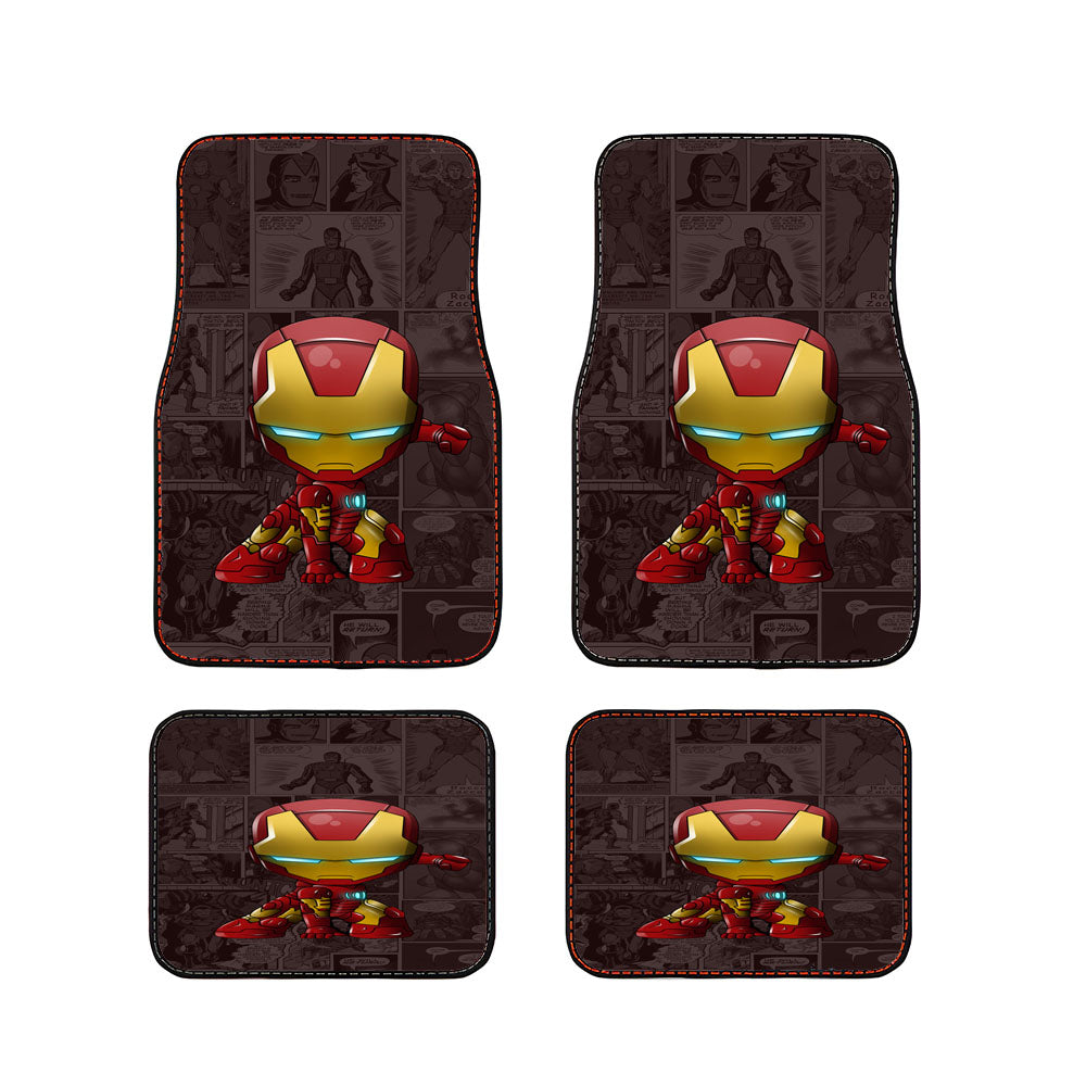 Marvel Studio Iron Man Comic Car Floor Mats Accessories