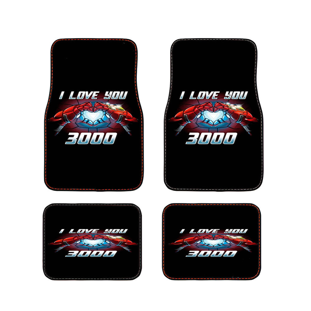 Marvel Studios Iron Man I Love You 000 Car Floor Mats Accessories