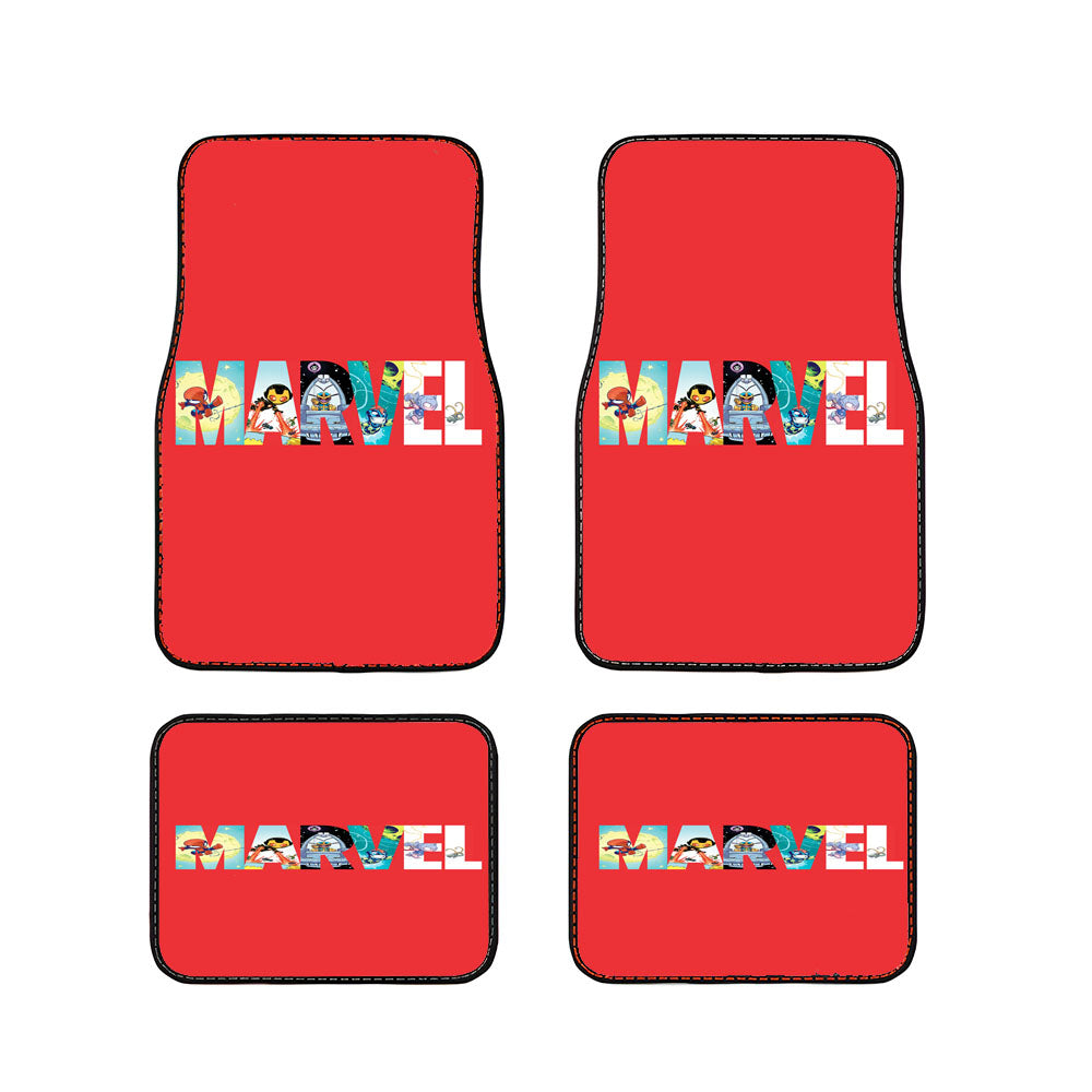Marvel Wallpaper Car Floor Mats Accessories