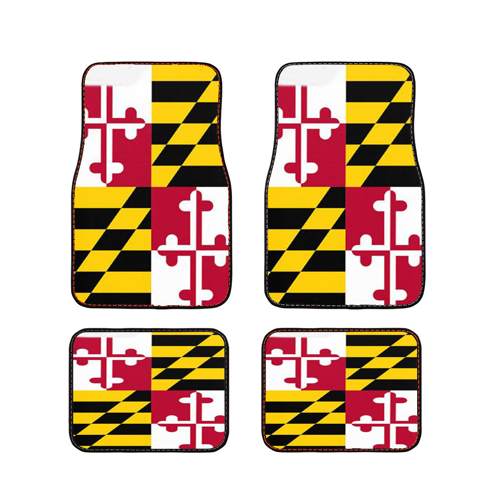 Maryland Flag Car Floor Mats Accessories