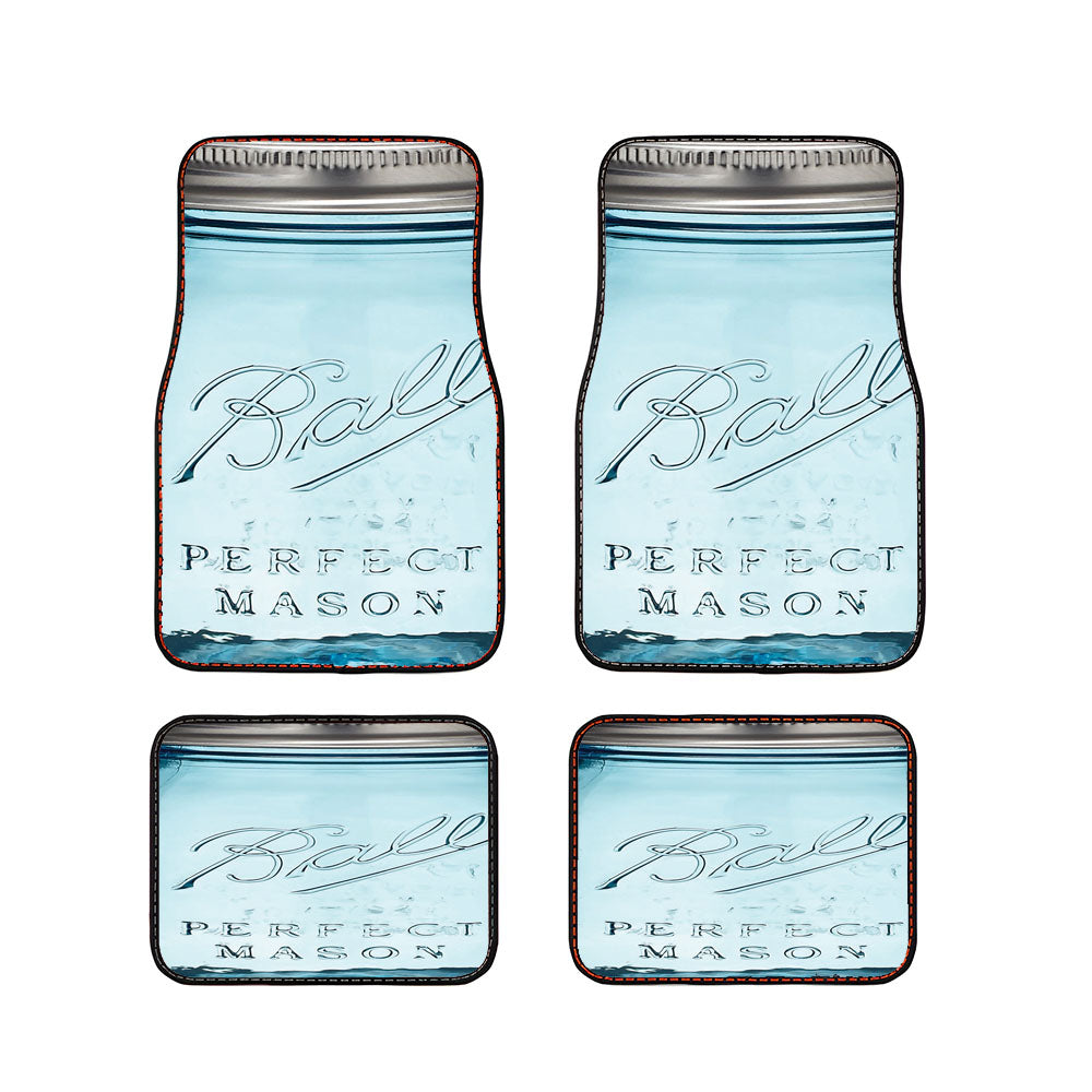 Mason Jar Car Floor Mats Accessories
