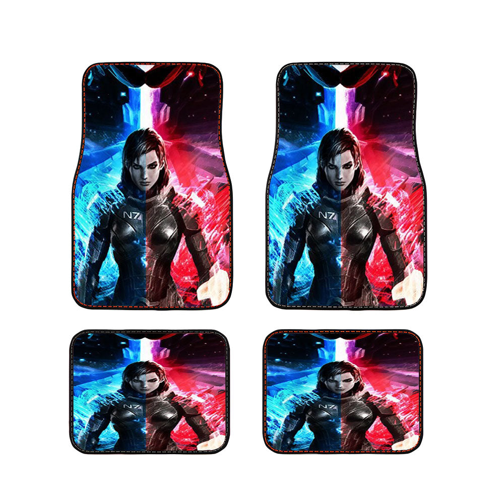 Mass Effect Femshep Car Floor Mats Accessories