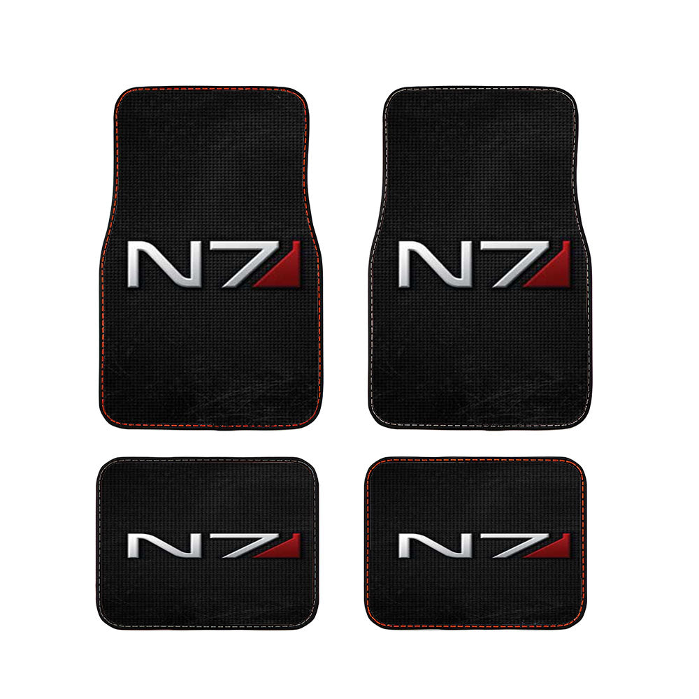 Mass Effect N7 Texture Car Floor Mats Accessories