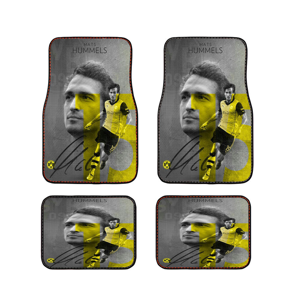 Mats Hummels 15 Brusia Dortmund Car Floor Mats Accessories