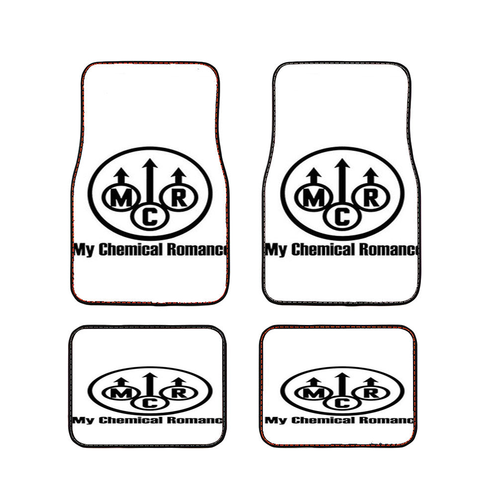 Mcr My Chemical Romance Red Stripe Car Floor Mats Accessories
