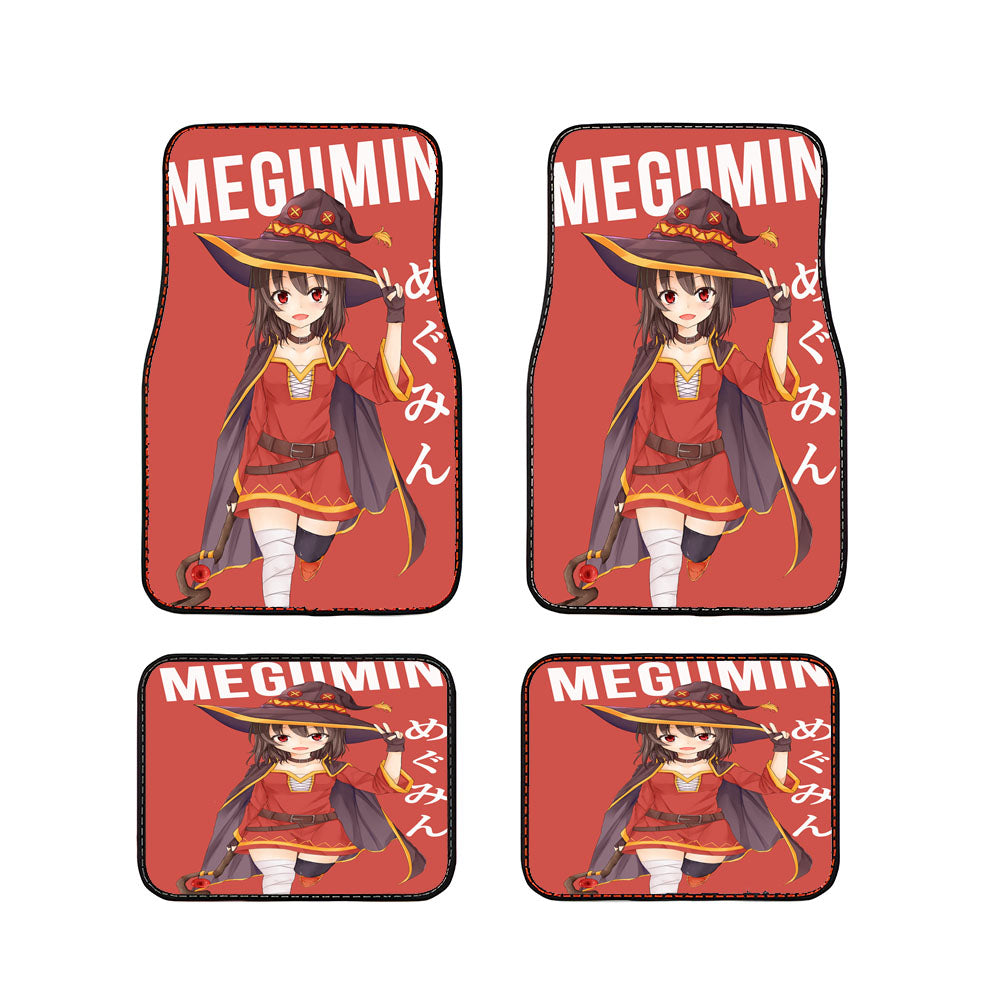 Megumin Kono Subarashii Sekai Ni Shukufuku Wo! Anime Car Floor Mats Accessories