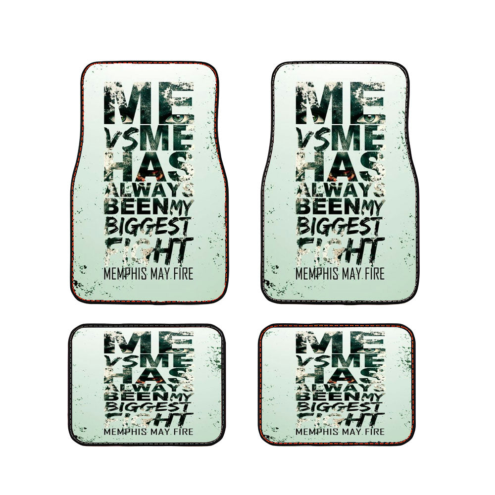 Memphis May Fire Art Font Car Floor Mats Accessories