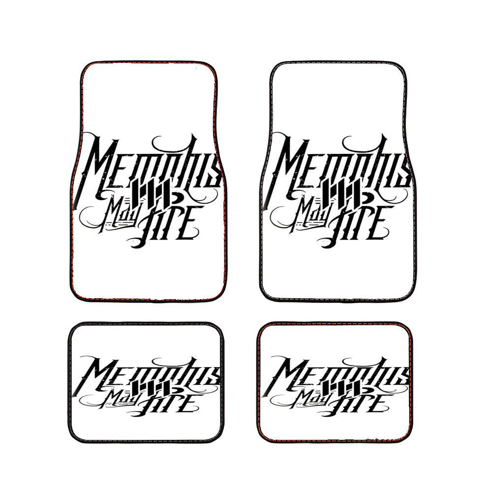 Memphis May Fire Logo Combination Title Car Floor Mats Accessories