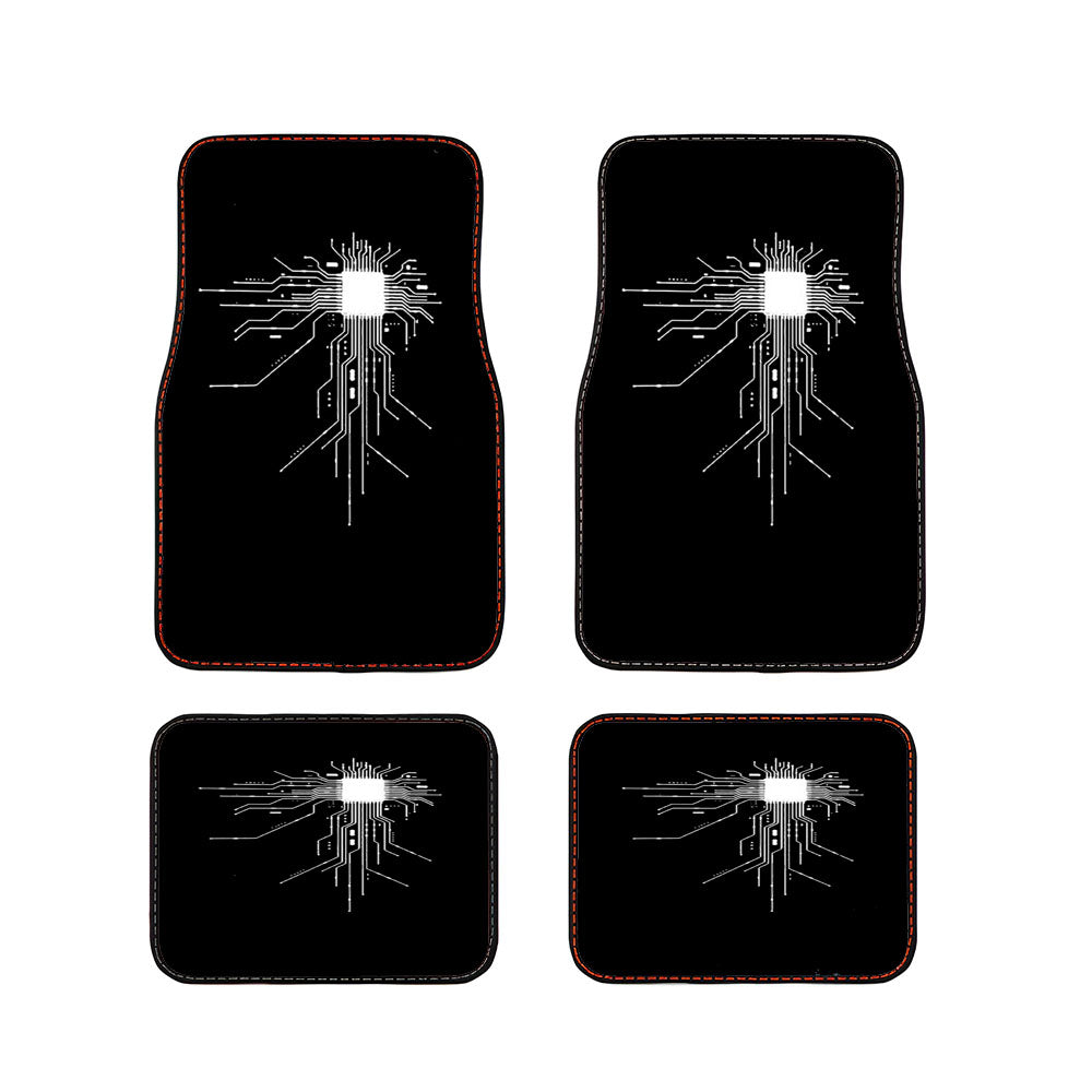 Mens Gift Cpu For Gamer Big Bang Theory Car Floor Mats Accessories