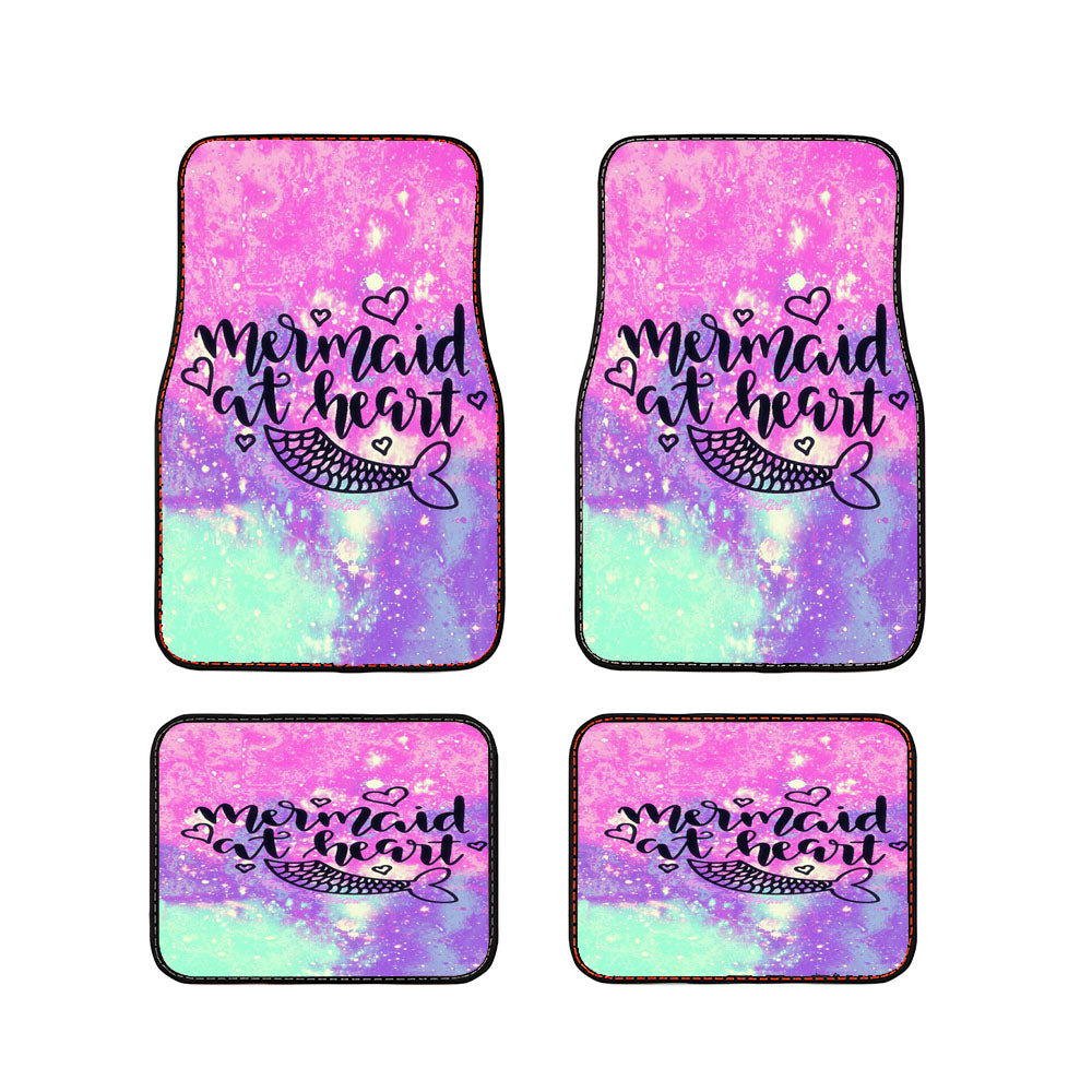 Mermaid At Heart Car Floor Mats Accessories