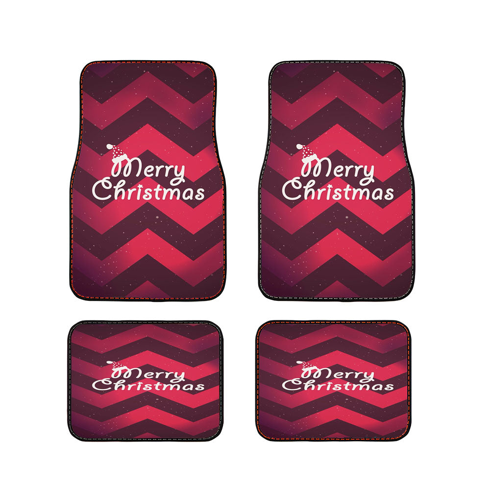 Merry Christmas Cute Car Floor Mats Accessories