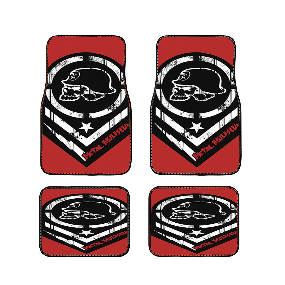 Metal Mulisha Red Logo Car Floor Mats Accessories