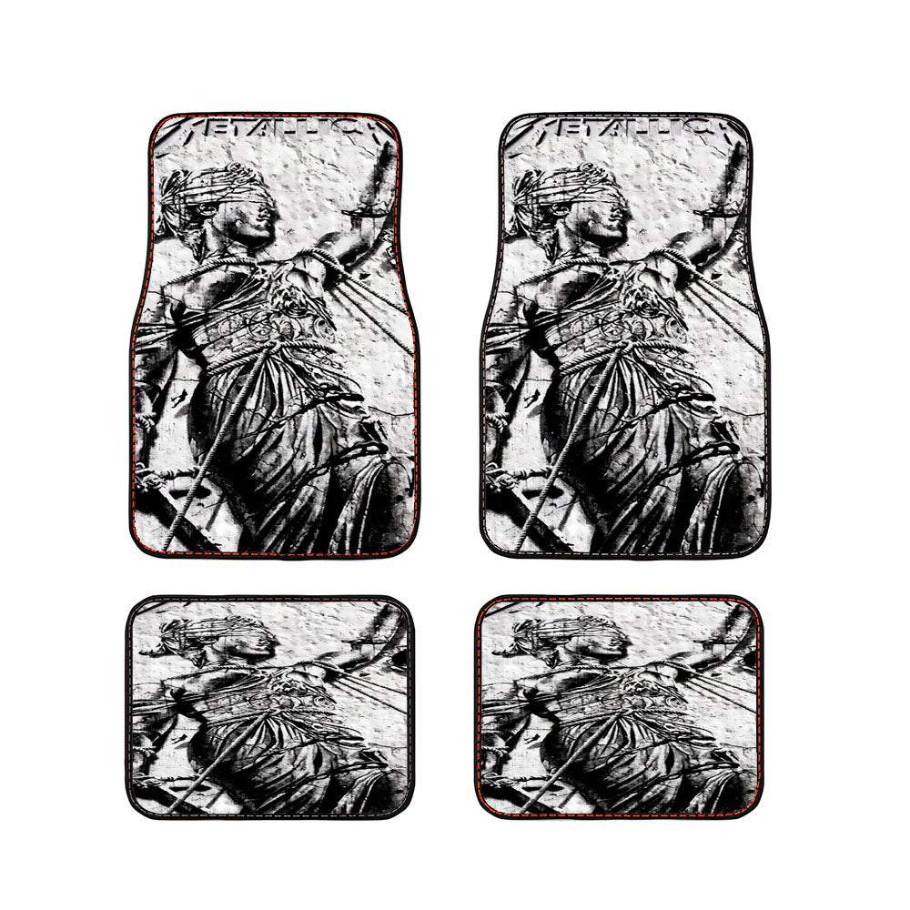 Metalilica Cover Album Silver Car Floor Mats Accessories