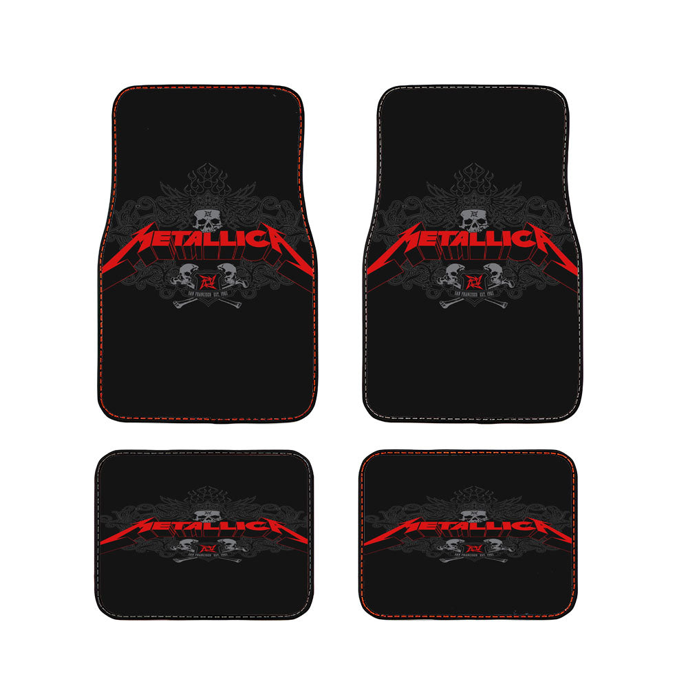 Metalilica Cover Album Skull Car Floor Mats Accessories