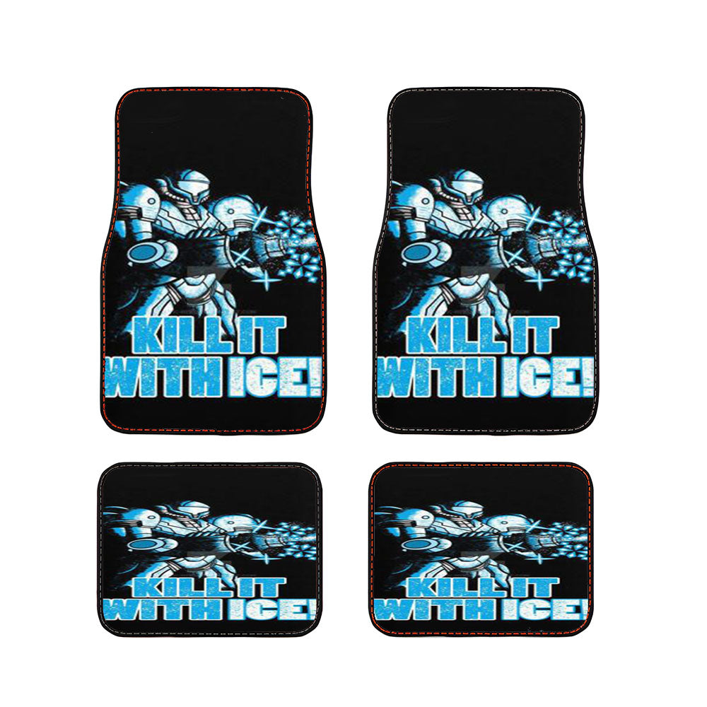 Metroid Kill It With Ice Car Floor Mats Accessories
