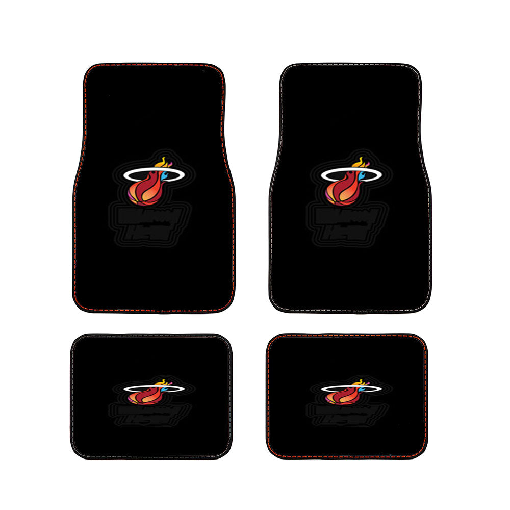 Miami Heat Logo Car Floor Mats Accessories