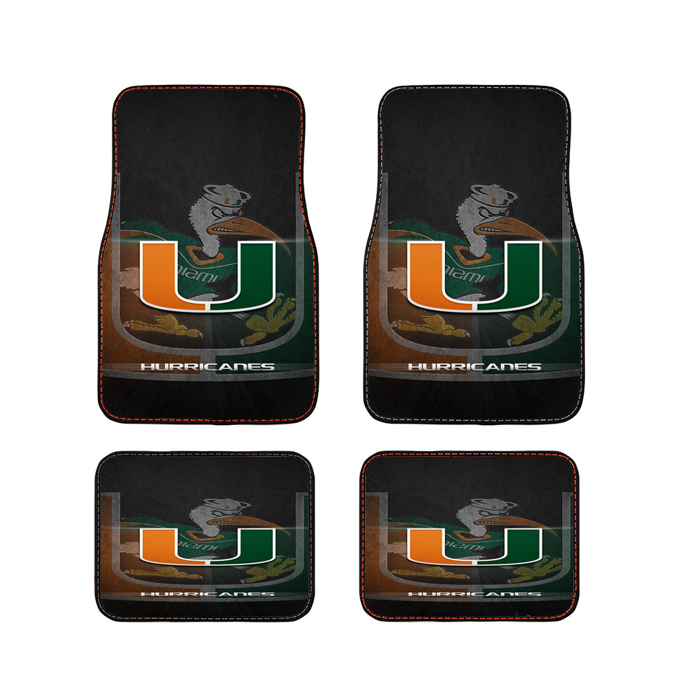 Miami Hurricanes Um Car Floor Mats Accessories