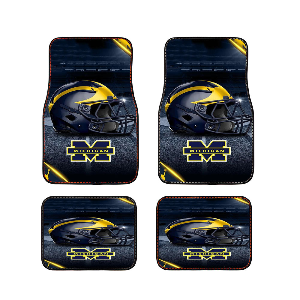 Michigan Wolverines Football Car Floor Mats Accessories