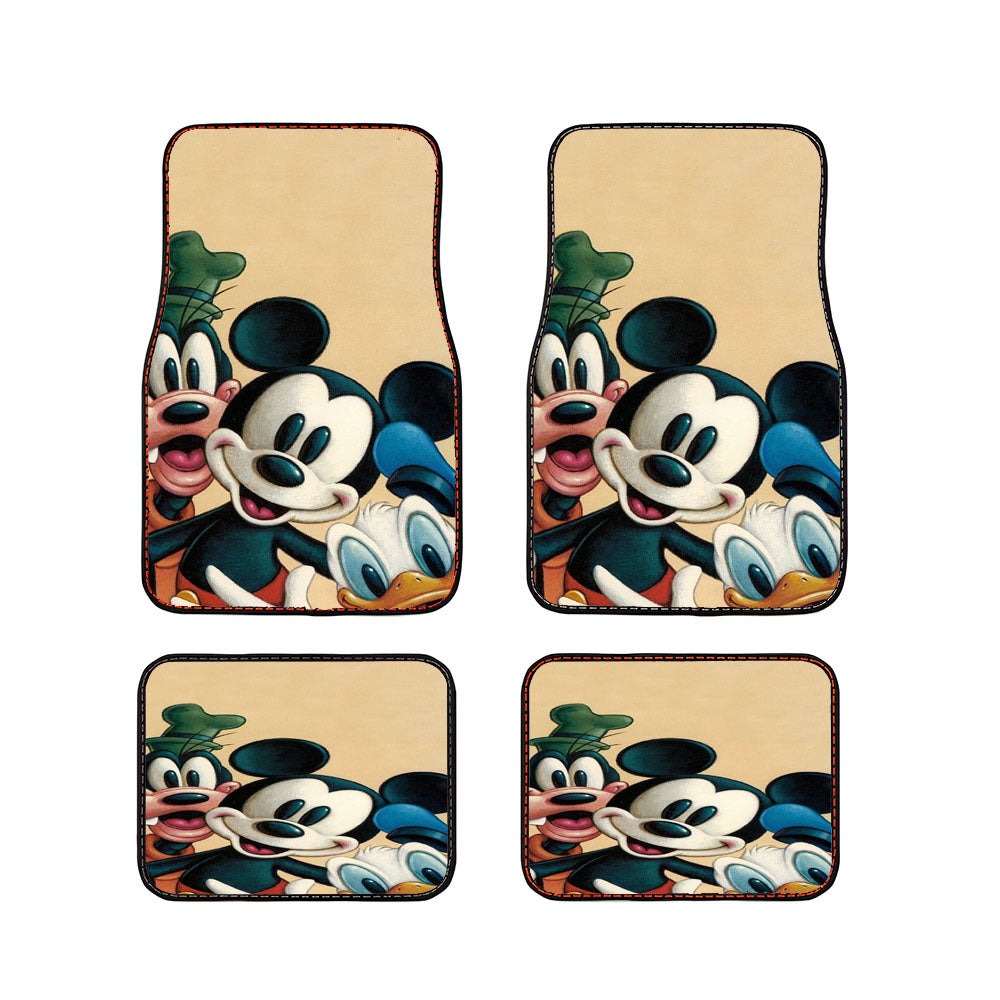 Mickey Donald Goofy Car Floor Mats Accessories