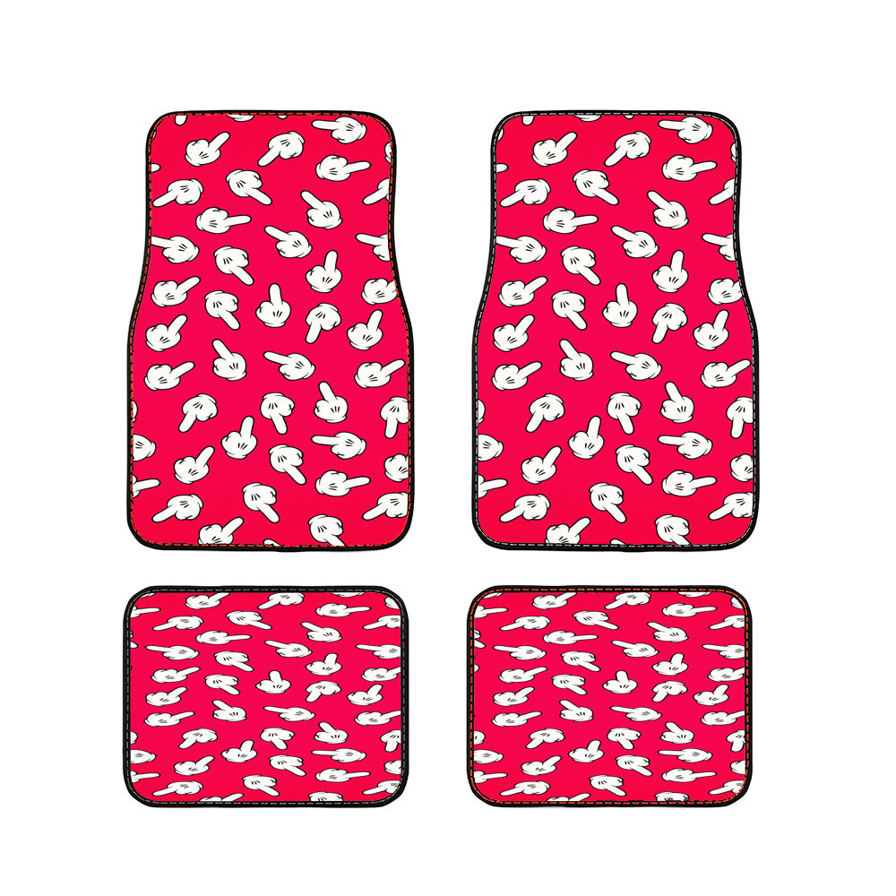 Mickey Haters Gonna Hate Car Floor Mats Accessories