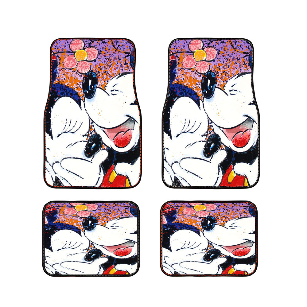 Mickey Love Minnie Car Floor Mats Accessories